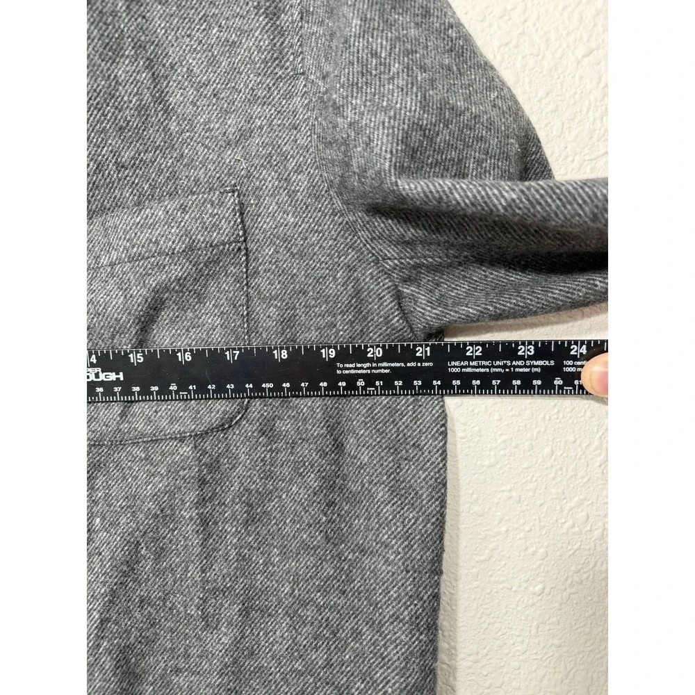 Gap Mens Wool Blend Blazer M Preppy Sweater Dressy Gray New